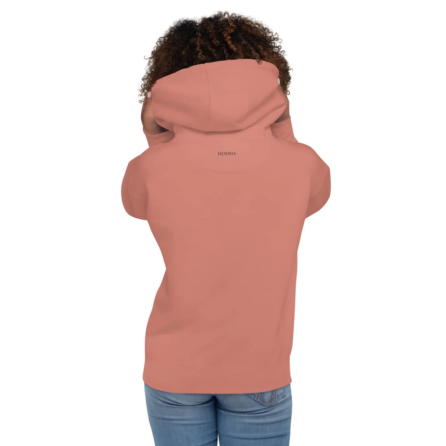 hoodie negua dos coloris vieux rose foncé