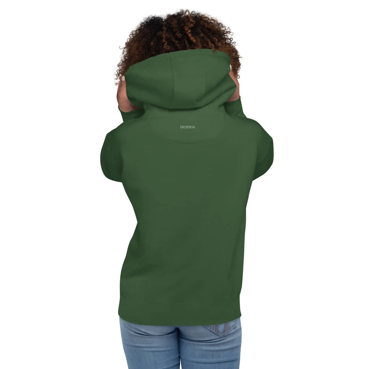 hoodie negua dos coloris vert forêt