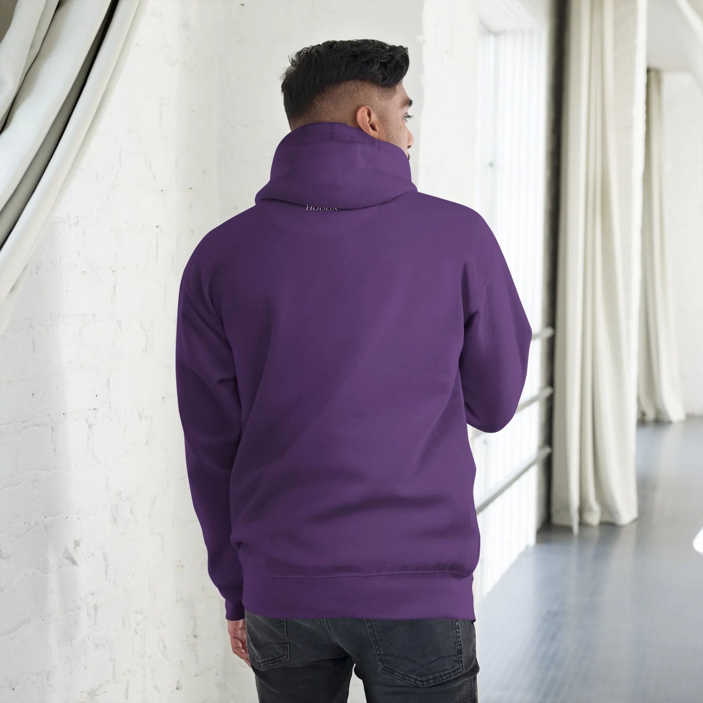 hoodie negua dos coloris violet