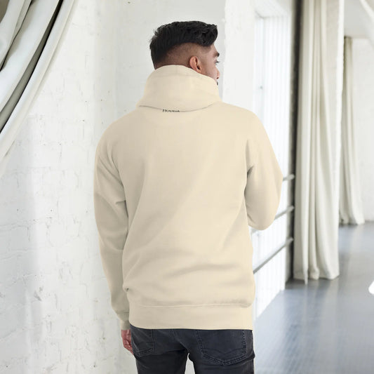 hoodie negua dos coloris beige clair