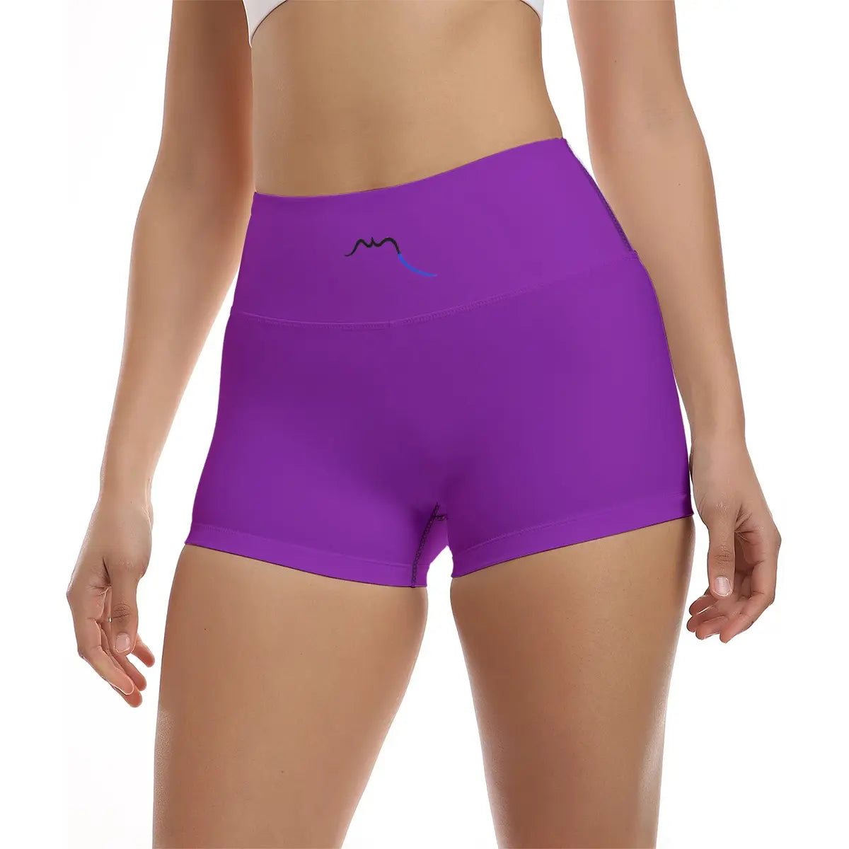 legging short face coloris mauve