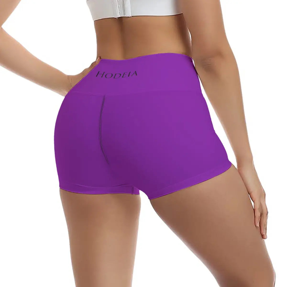 legging short dos coloris mauve