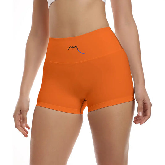 legging short face coloris orange
