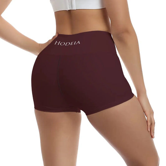 legging short dos coloris rouge bordeaux