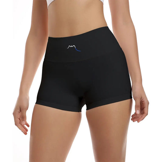 legging short face coloris noir