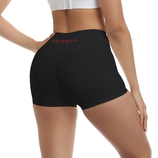 legging short dos coloris noir