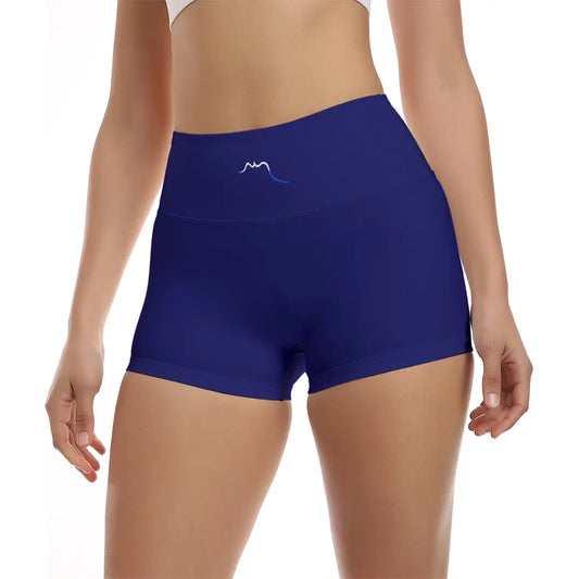 legging short face coloris bleu marine