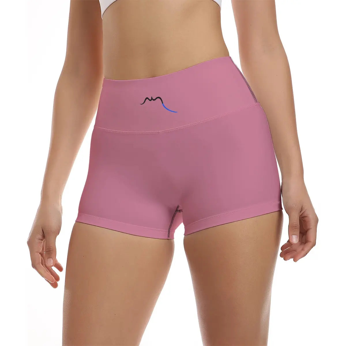 legging short face coloris rose