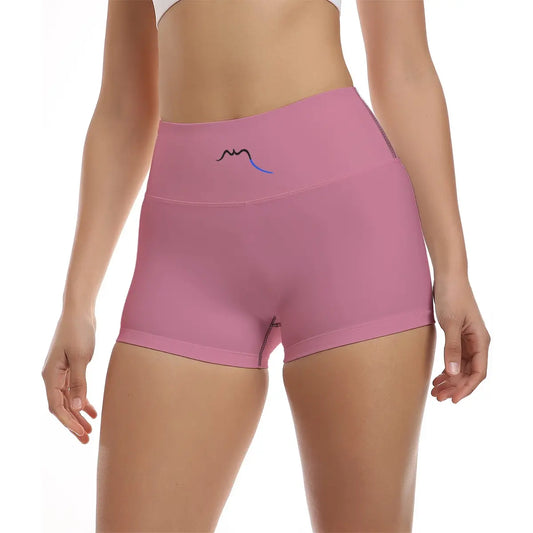 legging short face coloris rose