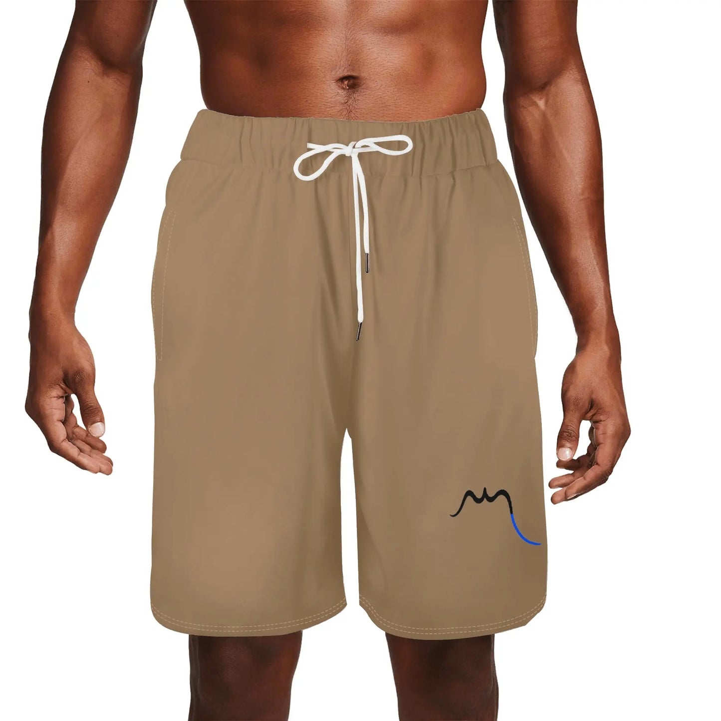 maillot de surf homme indar porté face coloris beige