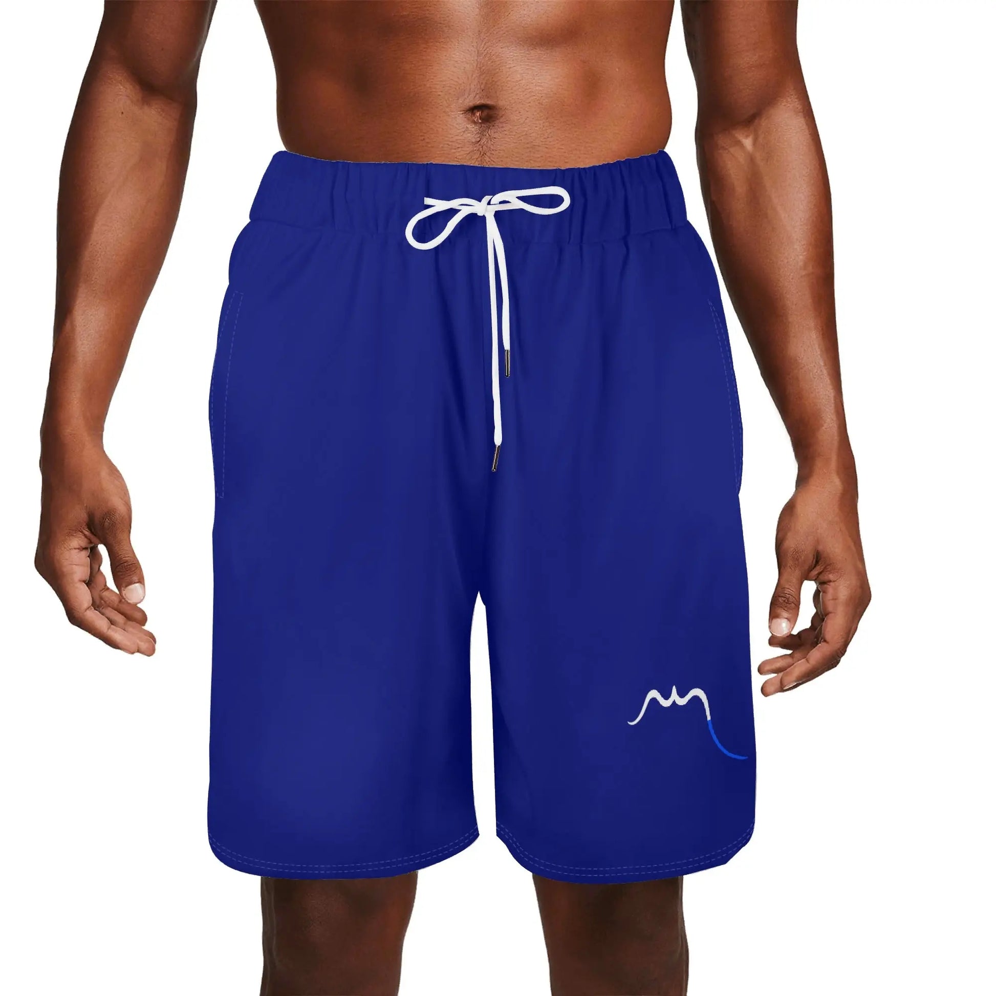 maillot de surf homme indar porté face coloris bleu roi