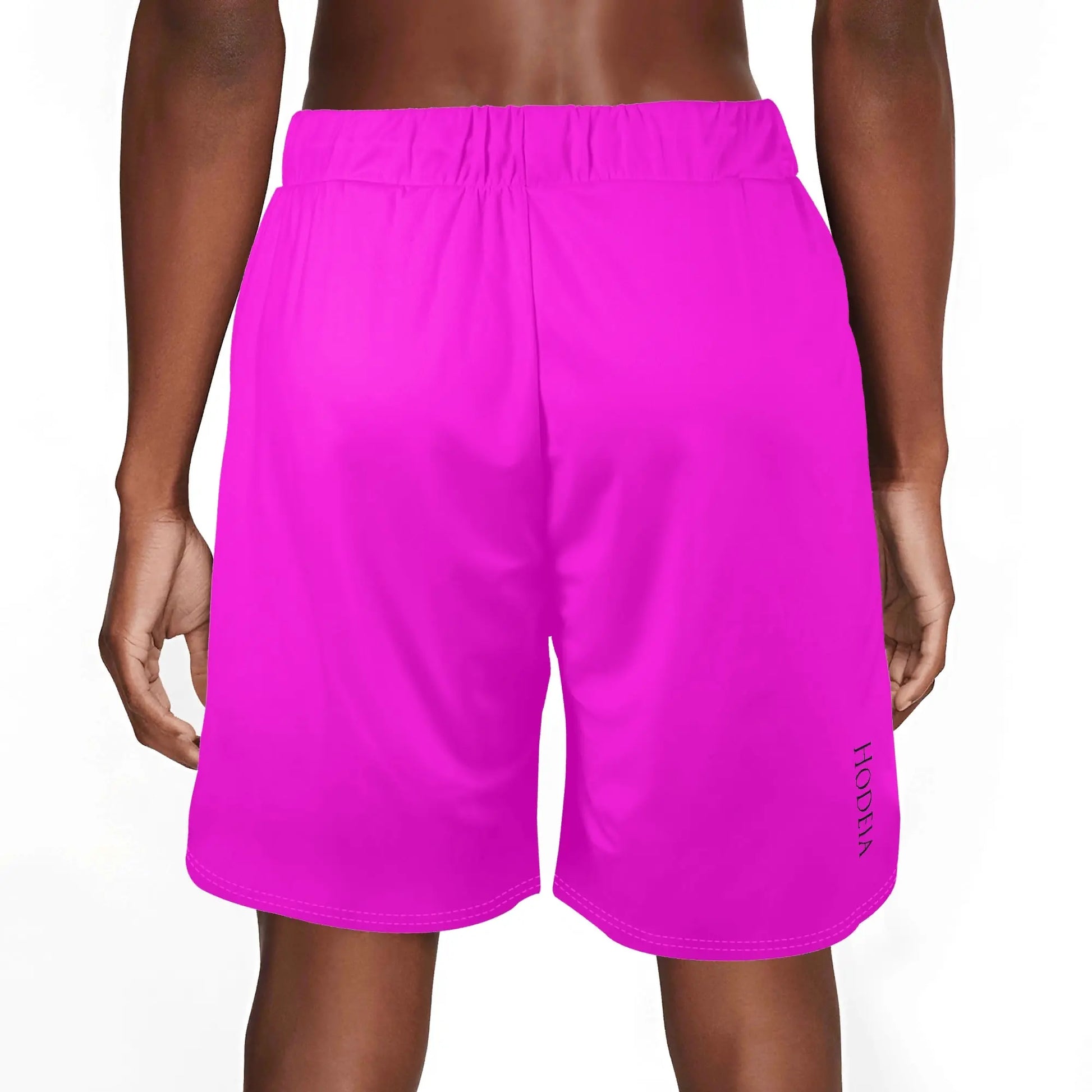 maillot de surf homme indar porté dos coloris rose fuchsia