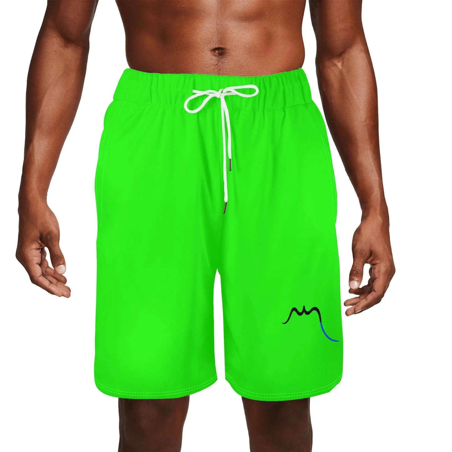 maillot de surf homme indar porté face coloris vert