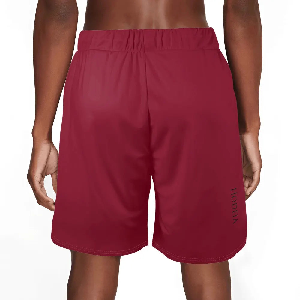 maillot de surf homme indar porté dos coloris rouge bordeaux