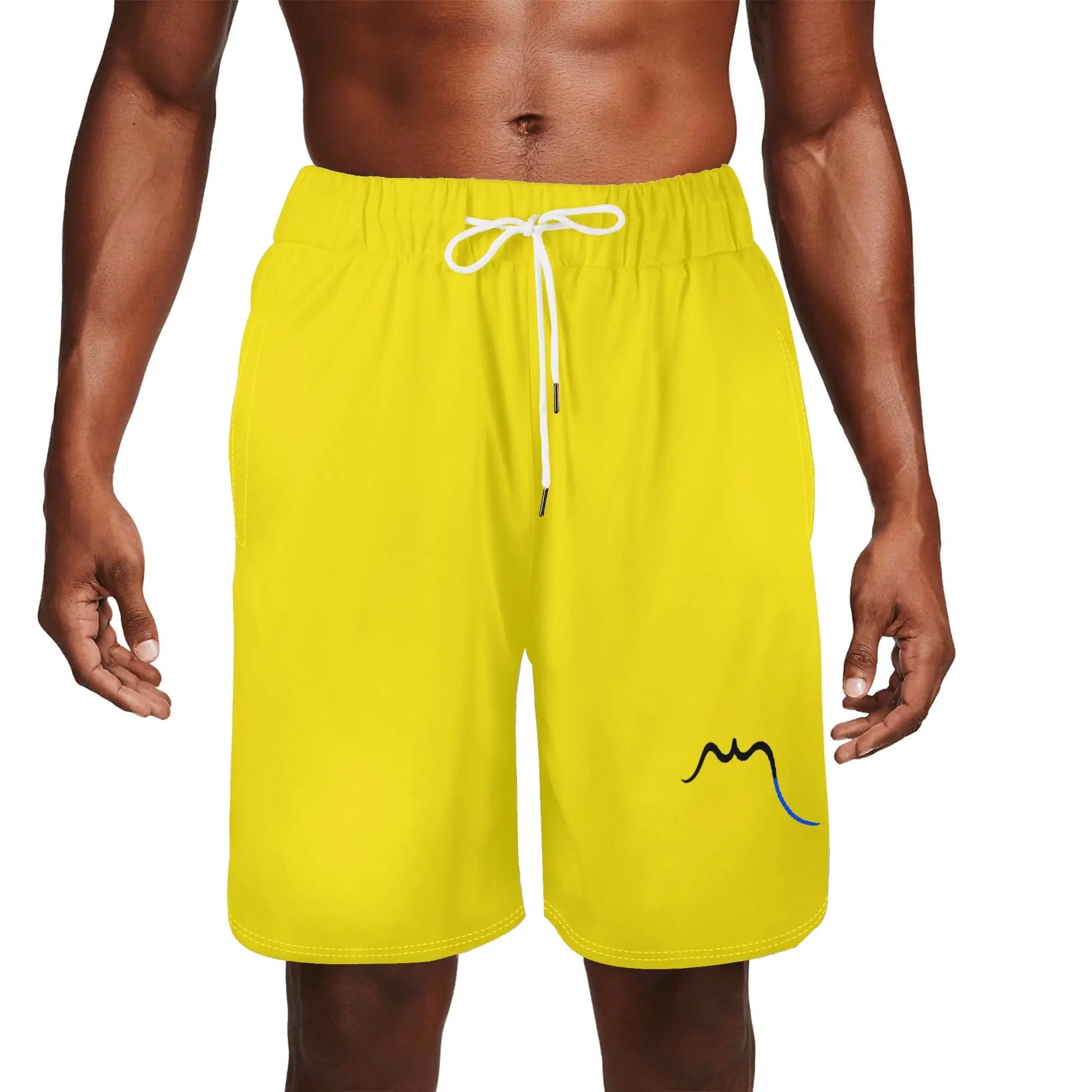 maillot de surf homme indar porté face coloris jaune