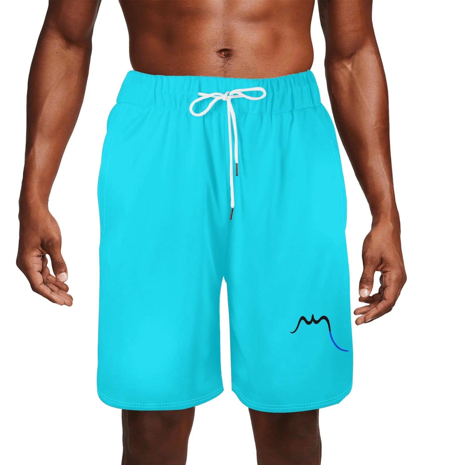 maillot de surf homme indar porté face coloris bleu ciel 