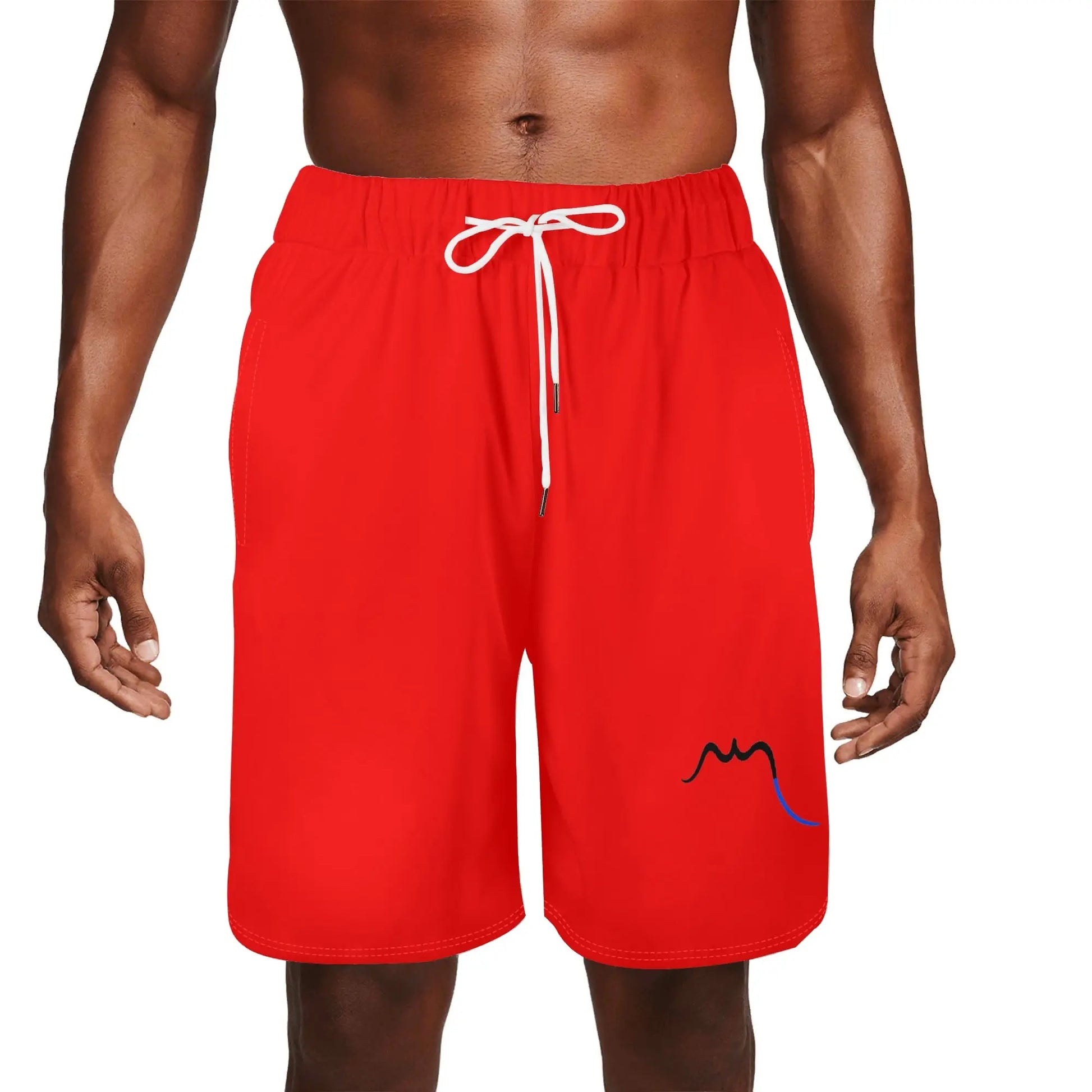 maillot de surf homme indar porté face coloris rouge