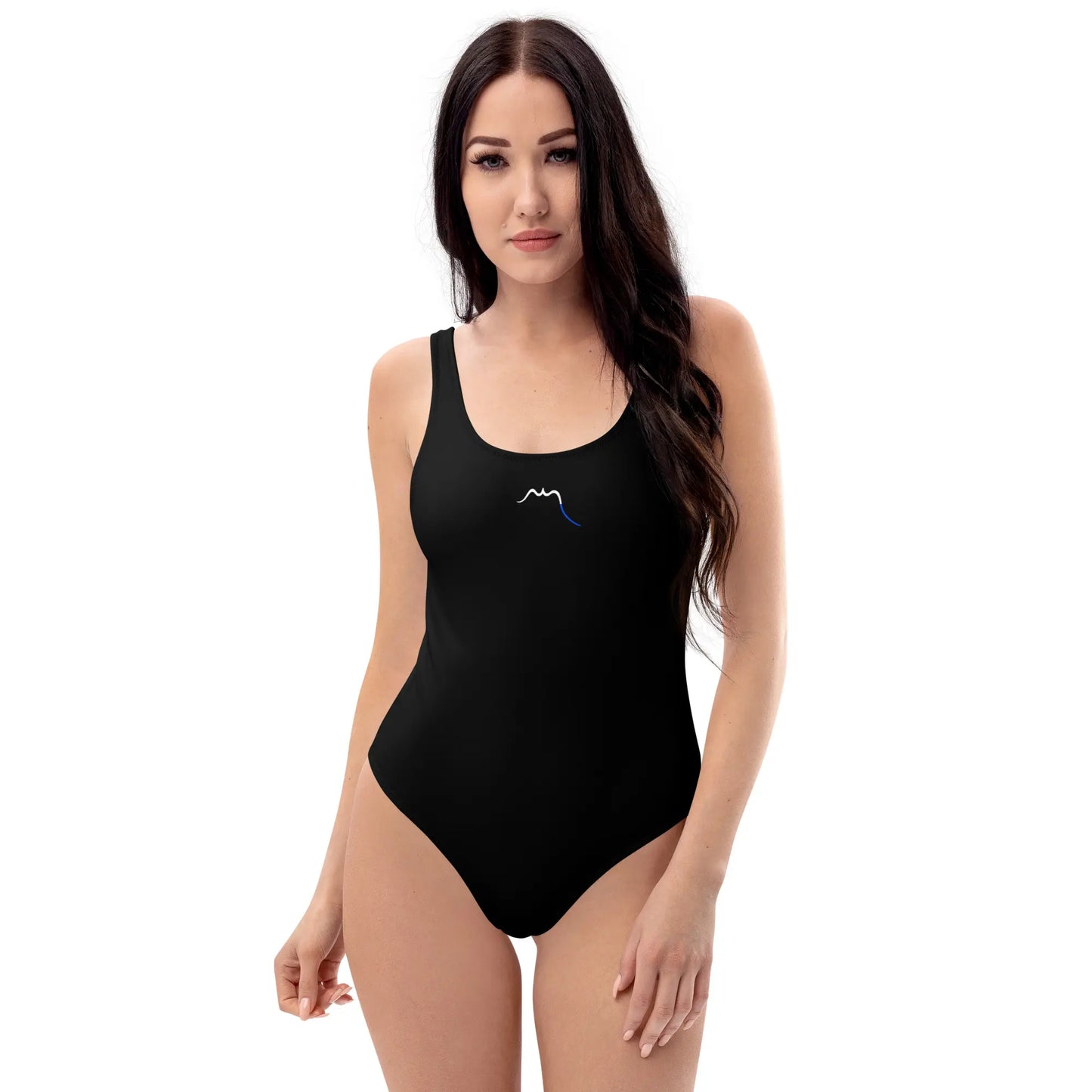 monokini éco-responsable milady porté face coloris noir