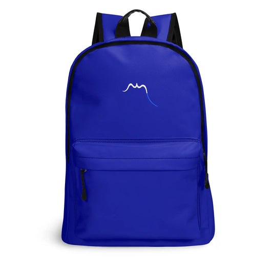 vue de face du sac à dos hodeia coloris bleu roi 