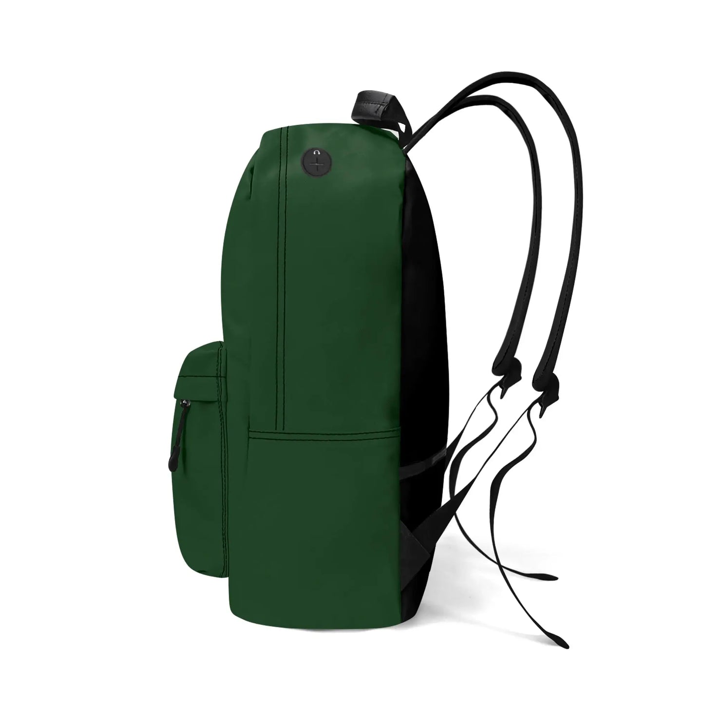 vue côté droit du sac à dos hodeia coloris vert forêt