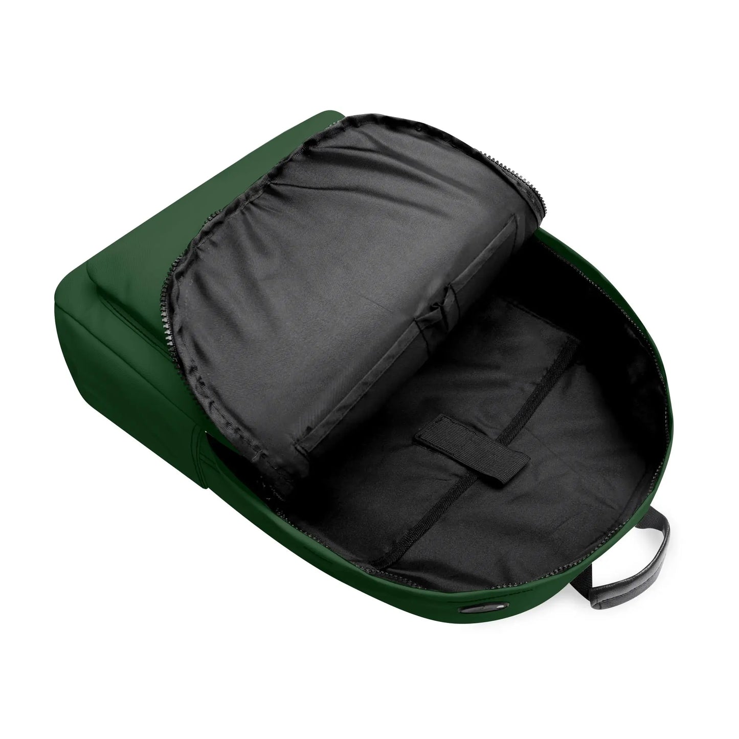 vue intérieur du sac à dos hodeia coloris vert forêt