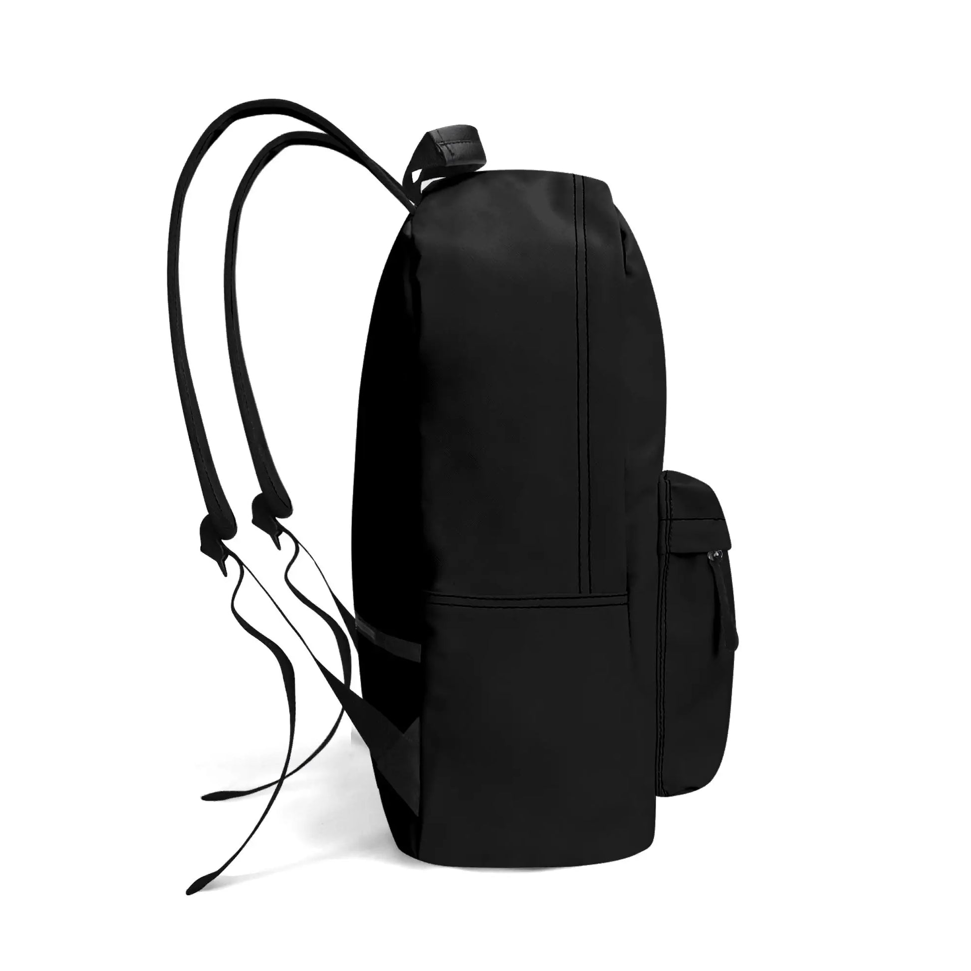 vue côté gauche du sac à dos hodeia coloris noir