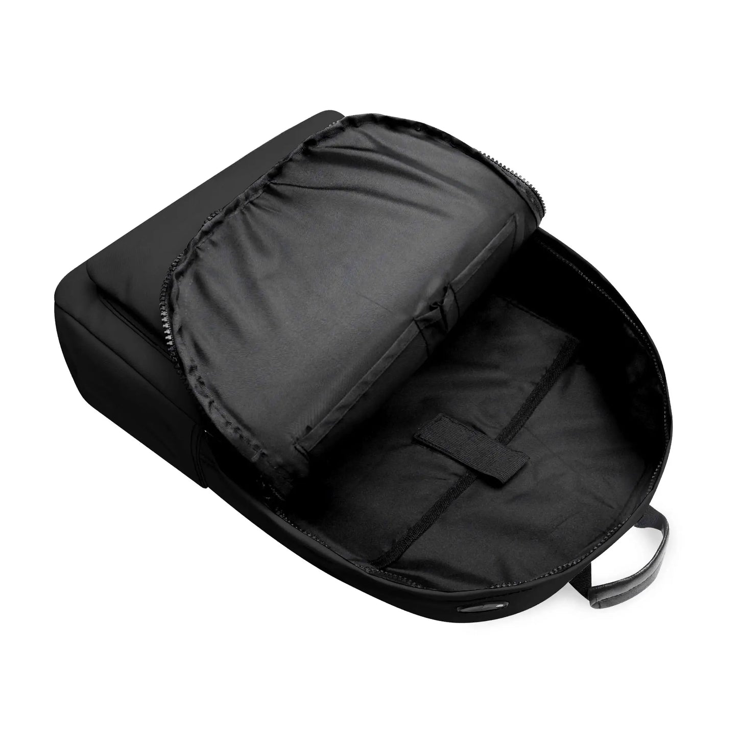 vue intérieur du sac à dos hodeia coloris noir