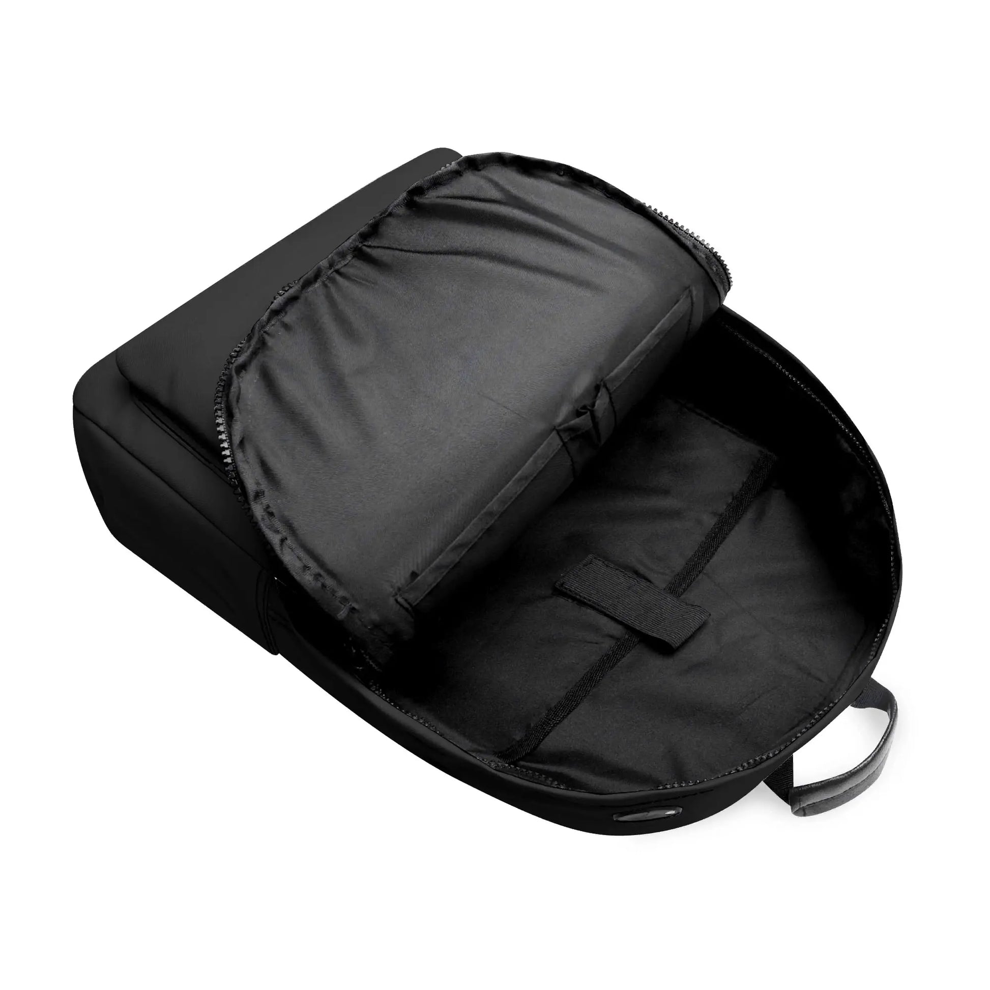 vue intérieur du sac à dos hodeia coloris noir