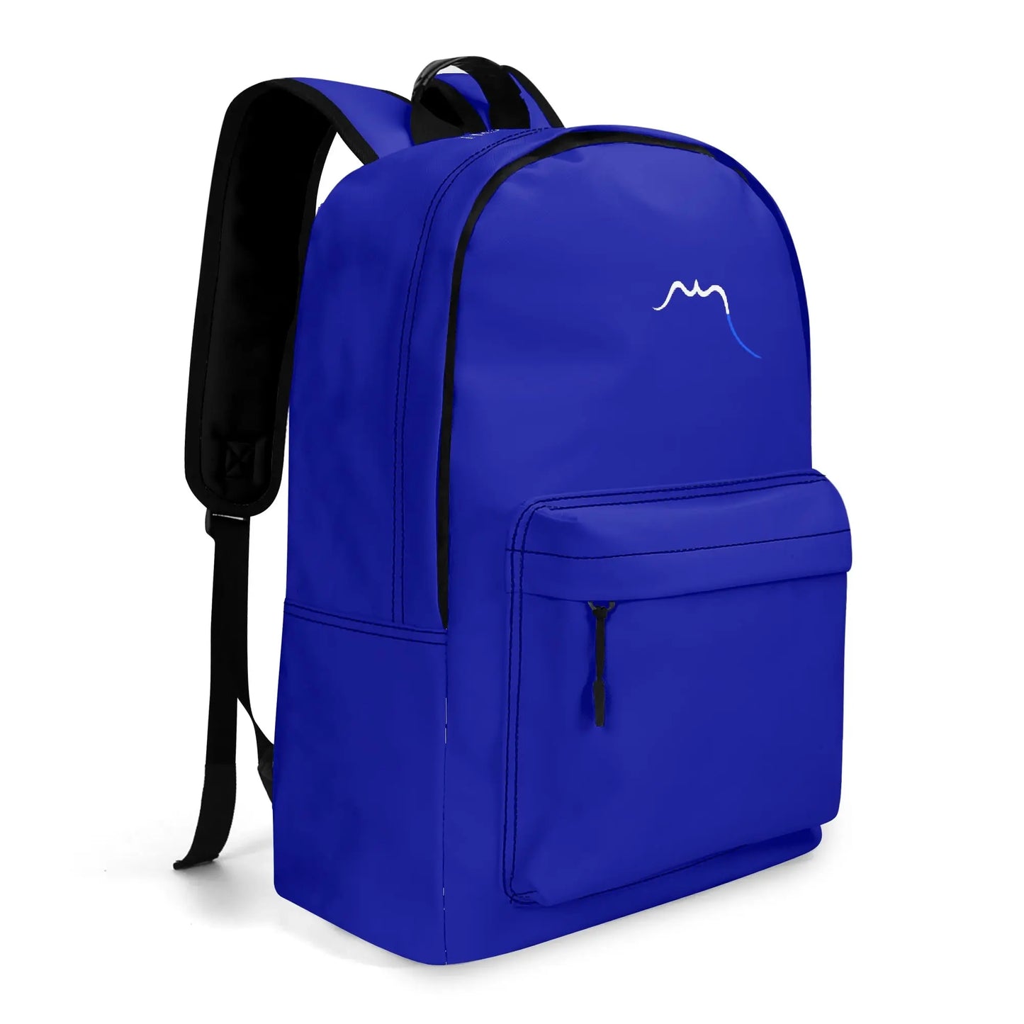 vue de trois quart du sac à dos hodeia coloris bleu roi