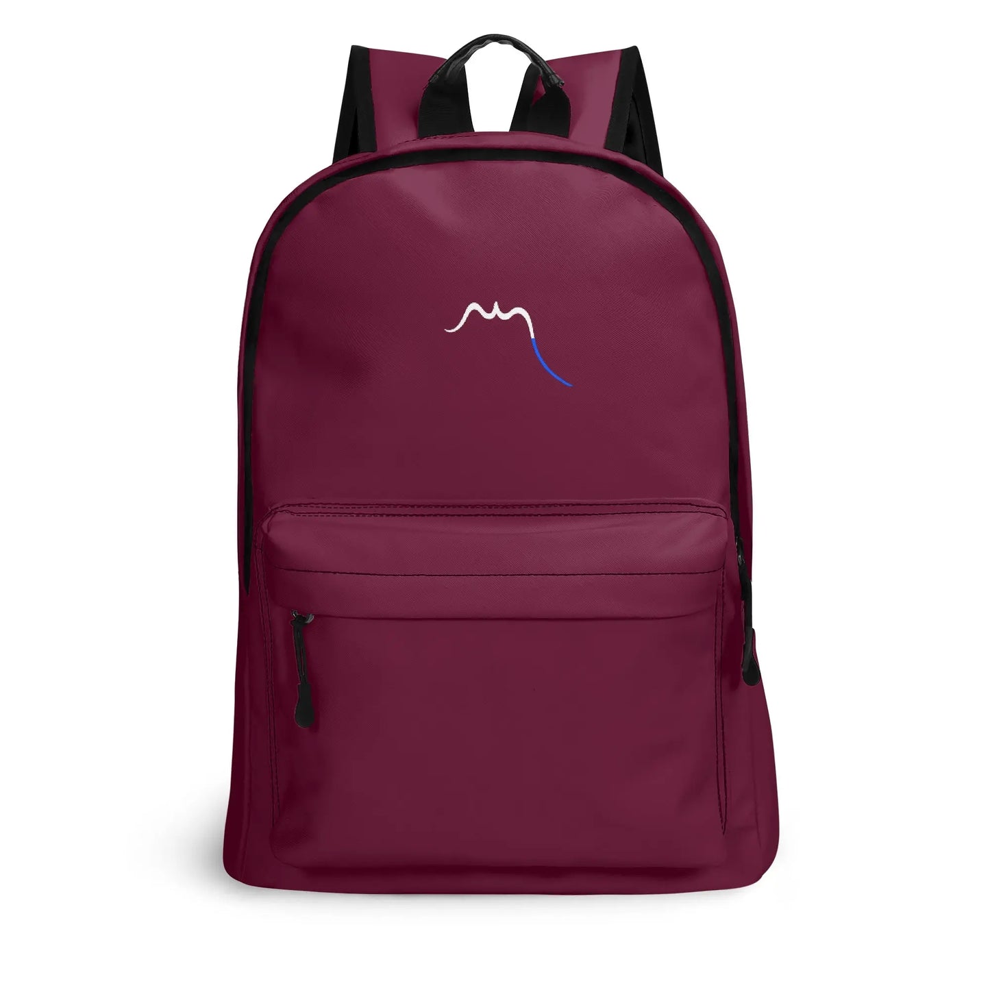 vue de face du sac à dos hodeia coloris rouge bordeaux