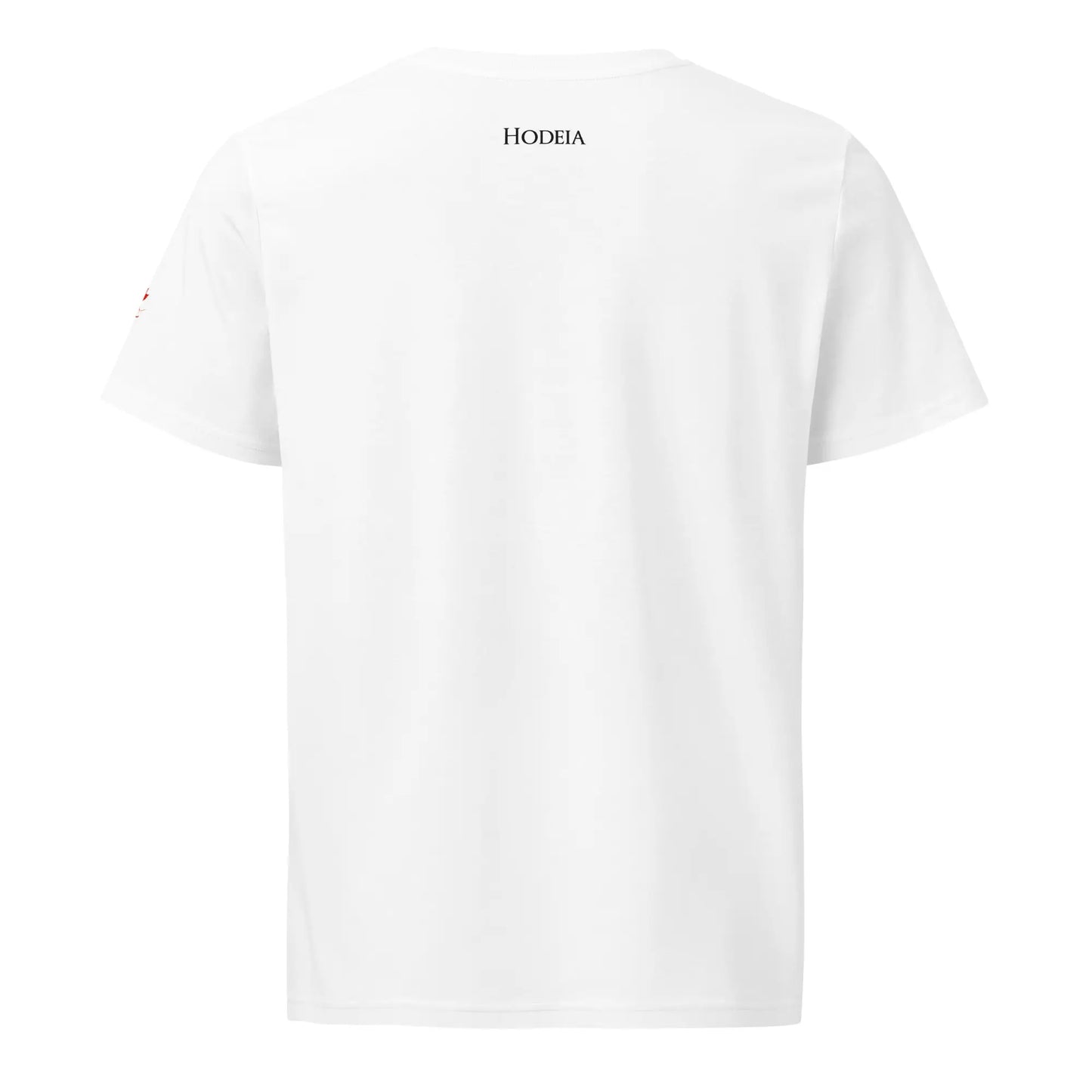 vue de dos du t-shirt en coton bio ankaa coloris blanc