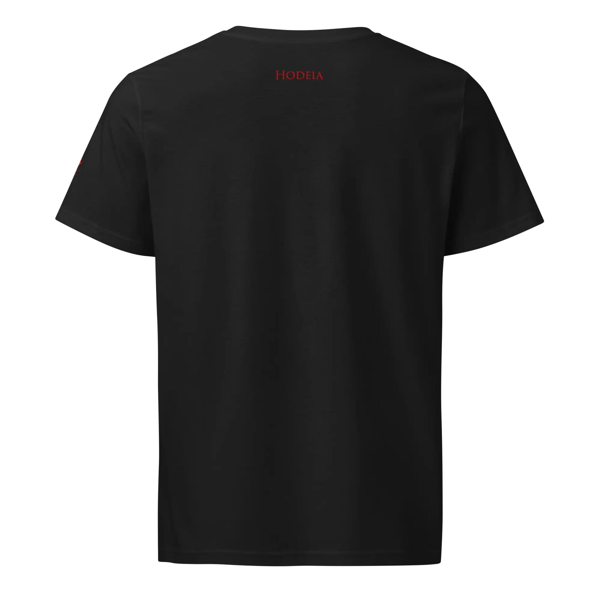 vue de dos du t-shirt en coton bio ankaa coloris noir