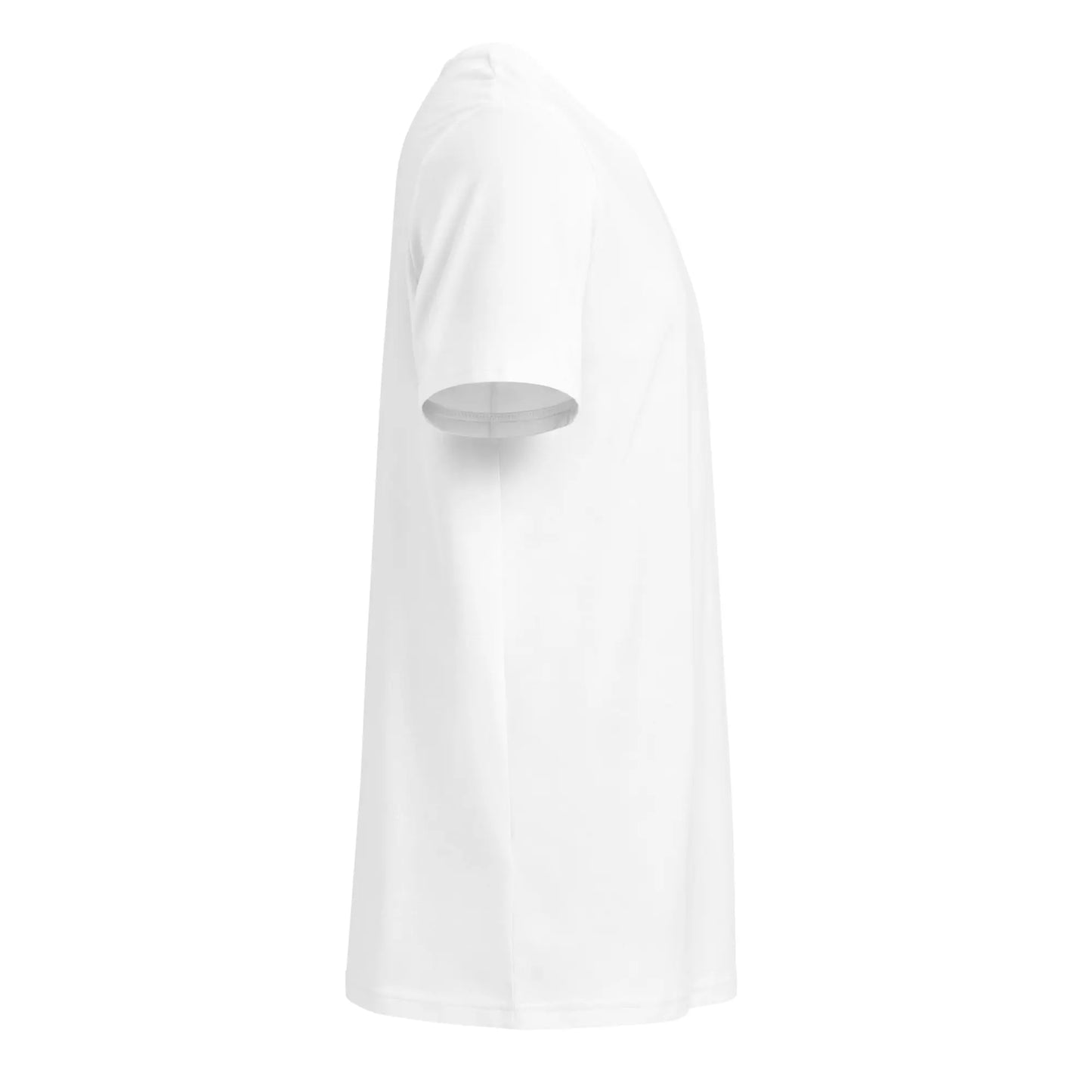 vue côté droit du t-shirt en coton bio ankaa coloris blanc