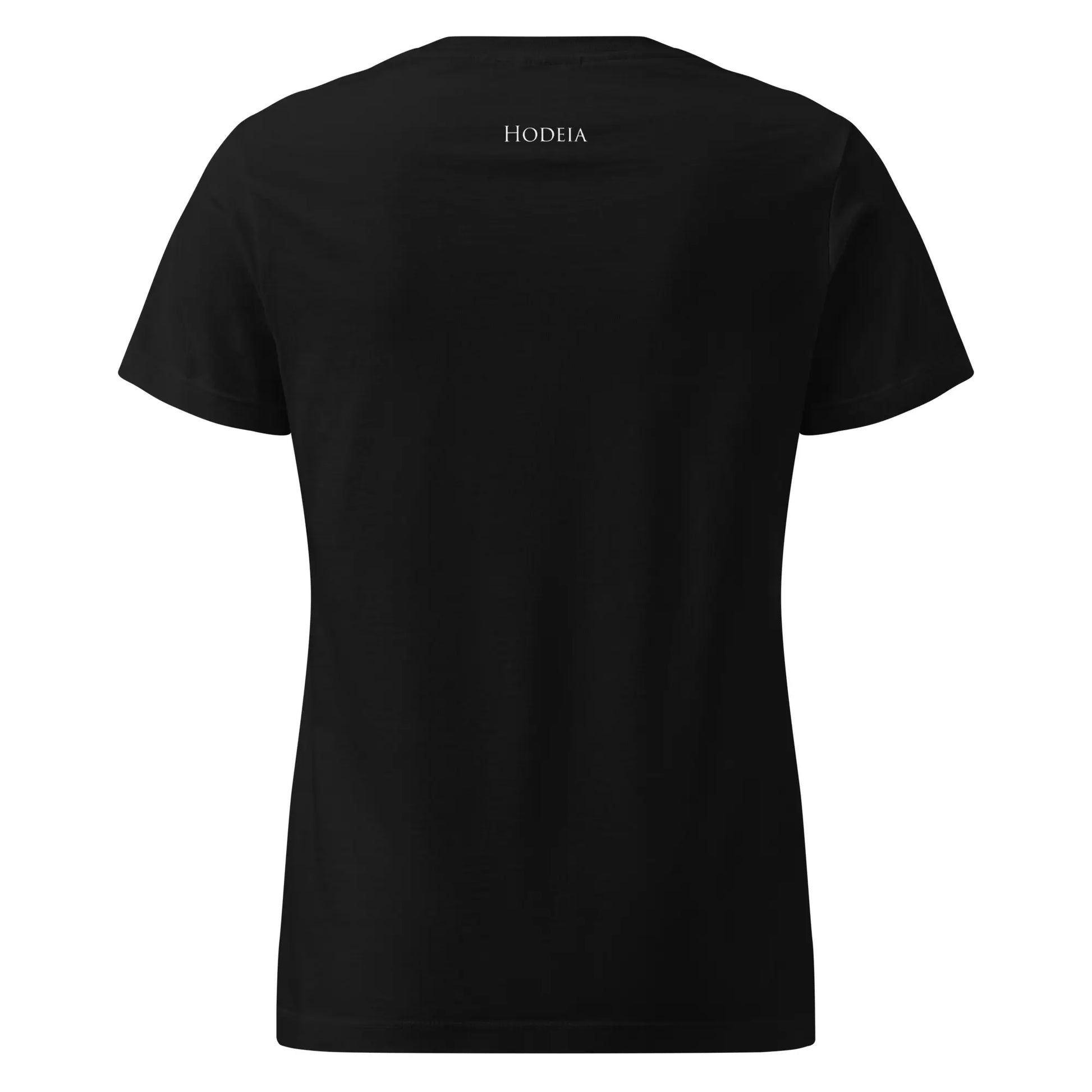 t-shirt coton cintré femme insola dos coloris noir