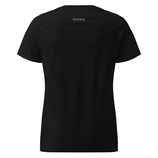 t-shirt coton cintré femme insola dos coloris noir