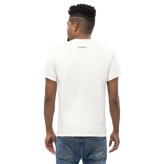 t-shirt coton femme homme l'ermite porté dos coloris blanc