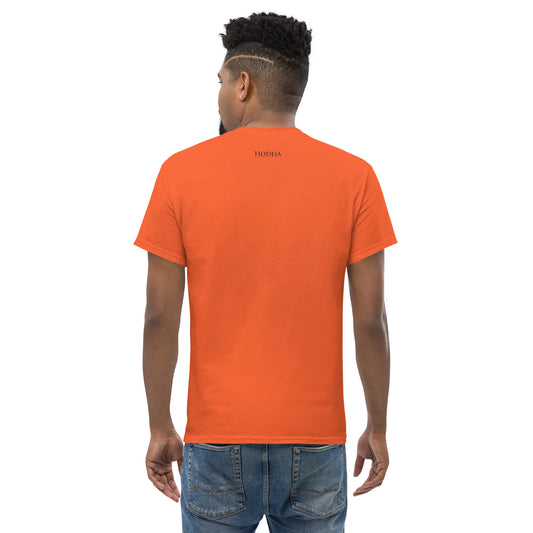 t-shirt coton femme homme l'ermite porté dos coloris orange