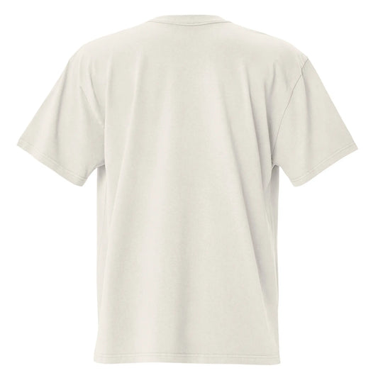 t-shirt coton femme homme oversize grande taille le cool dos coloris écru