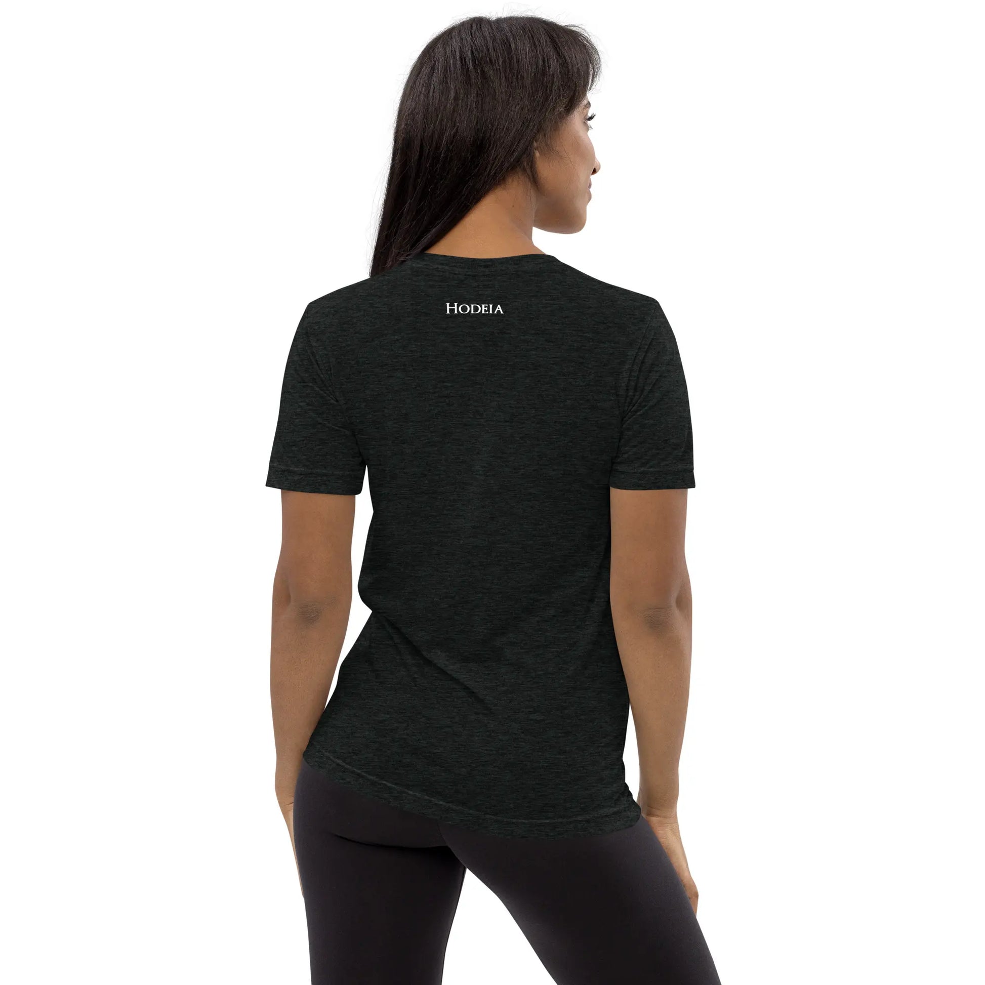 t-shirt le fin porté dos coloris noir chiné