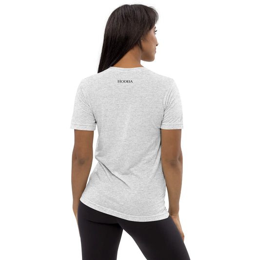 t-shirt le fin porté dos coloris gris chiné
