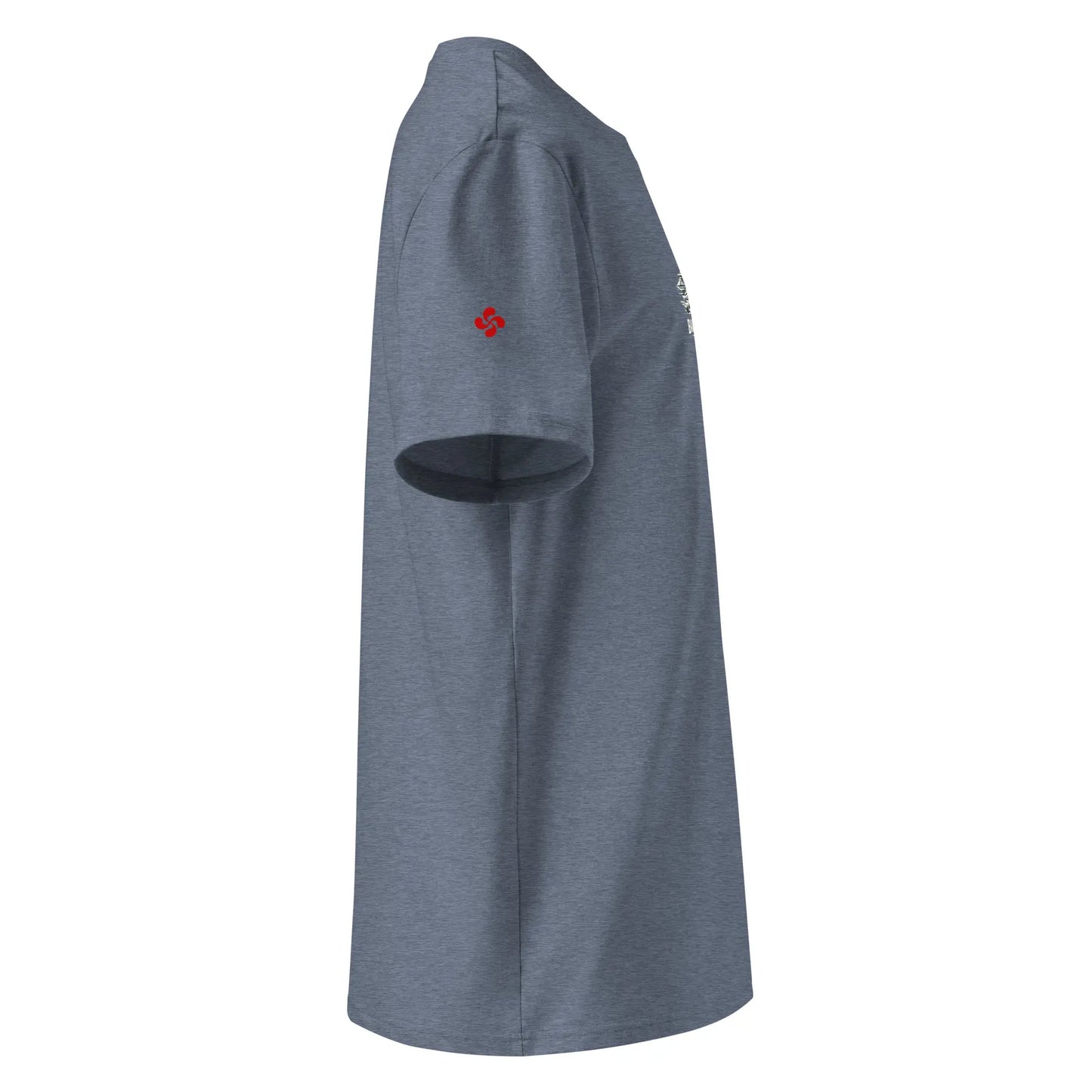 t-shirt premium coton bio femme homme bardenas reales côté coloris gris bleu brouillarta