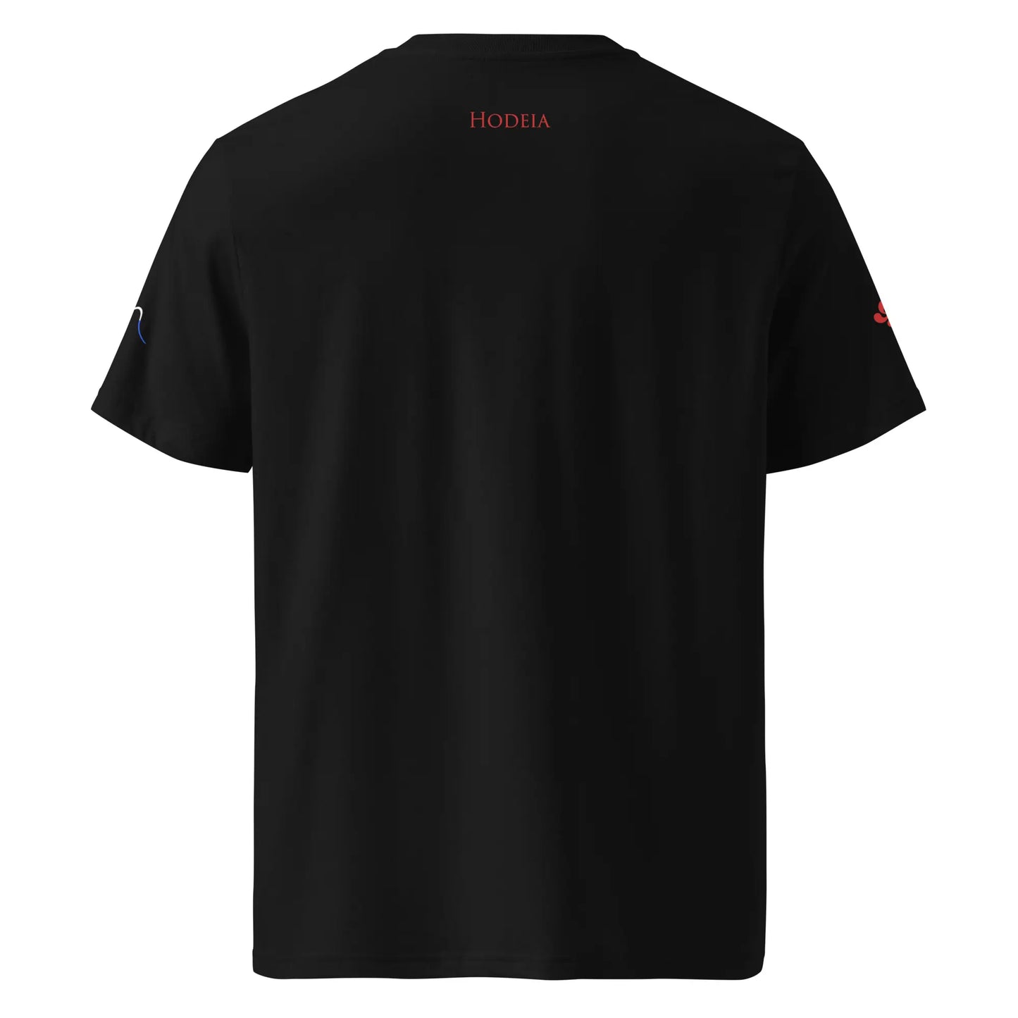 t-shirt premium coton bio femme homme biper gorri dos coloris noir
