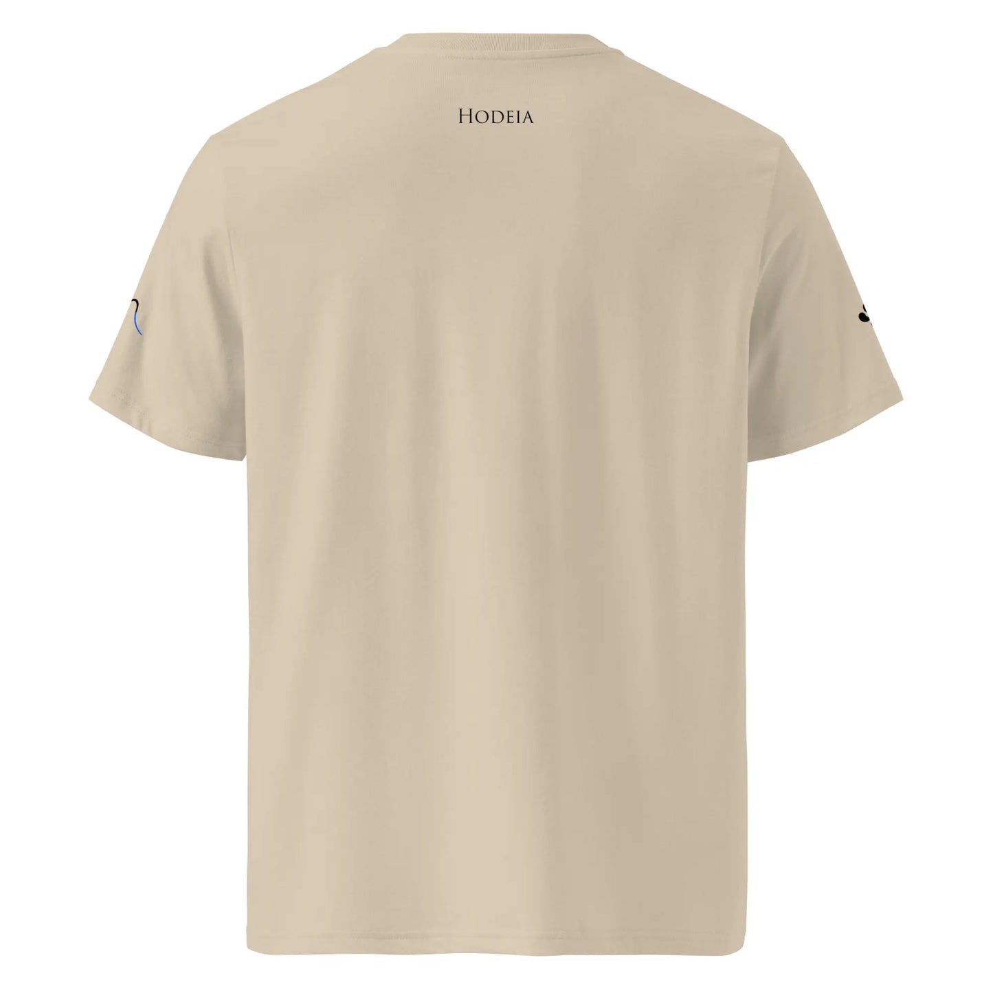 t-shirt premium coton bio femme homme biper gorri dos coloris beige
