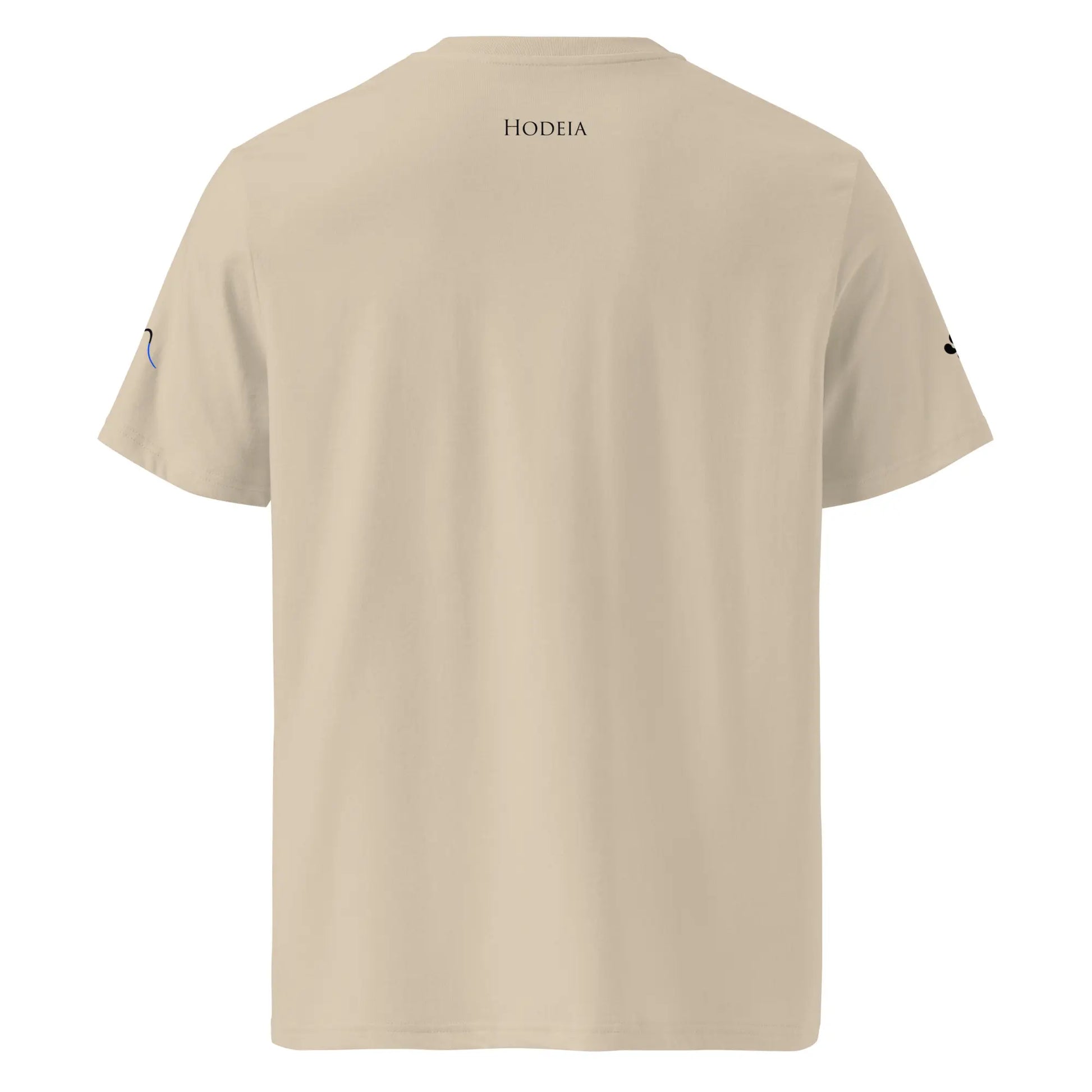 t-shirt premium coton bio femme homme biper gorri dos coloris beige
