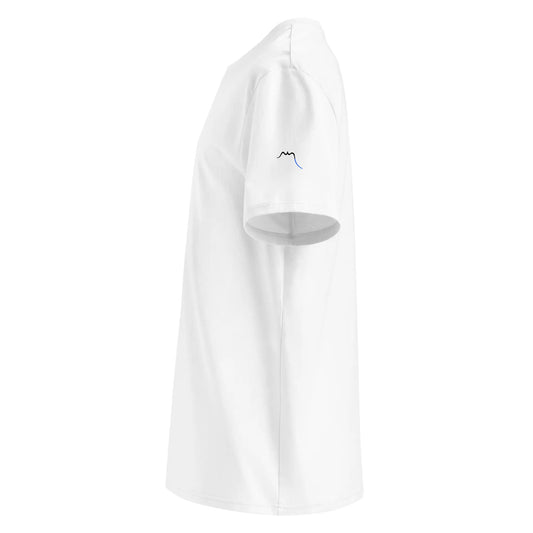 t-shirt premium coton bio femme homme biper gorri côté coloris blanc