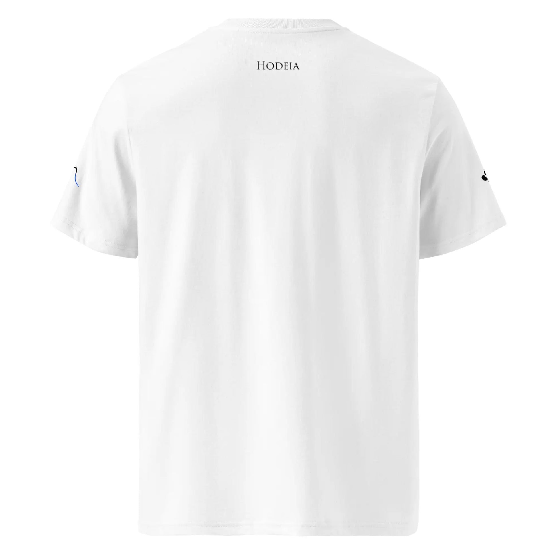 t-shirt premium coton bio femme homme biper gorri dos coloris blanc