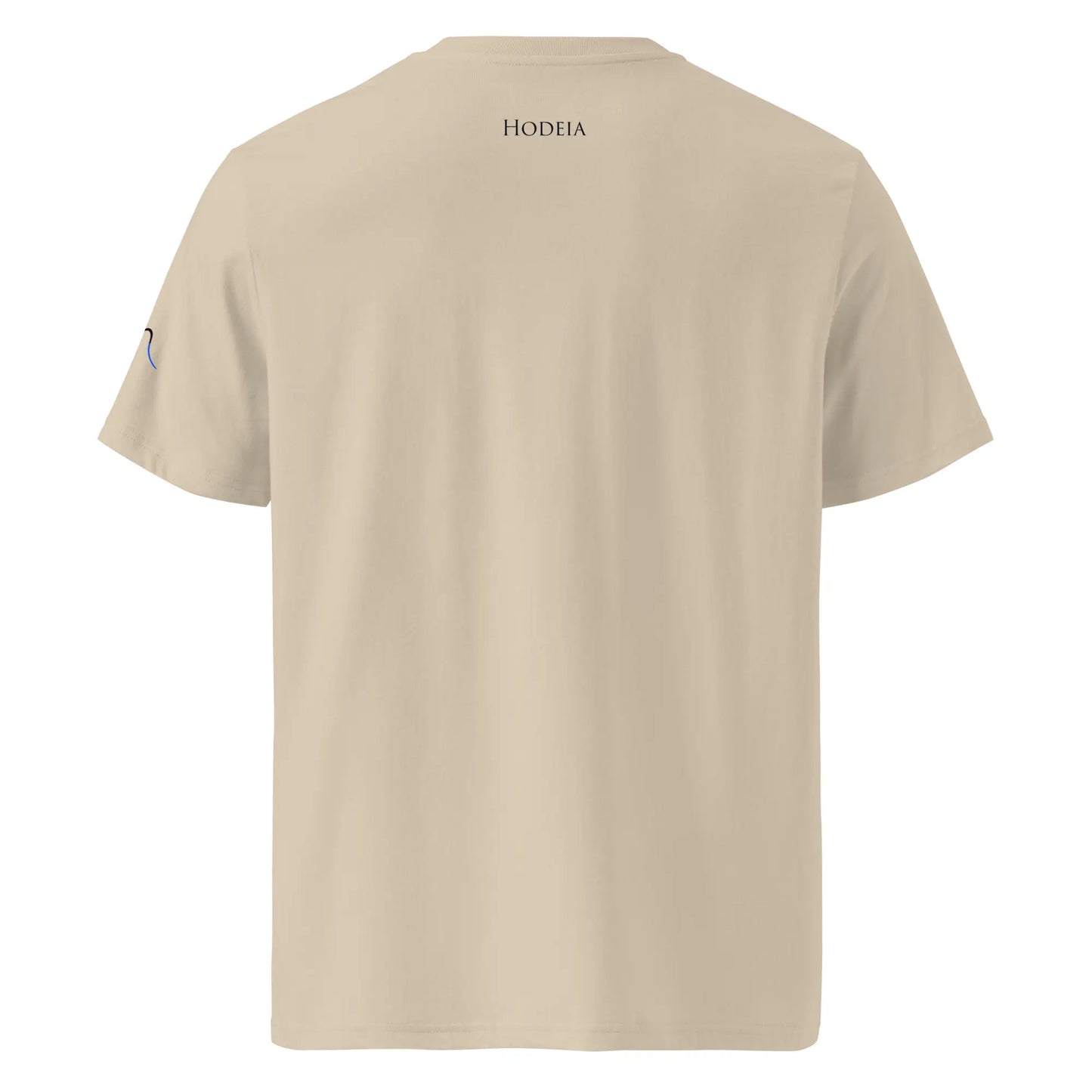 t-shirt premium coton bio femme homme freedom dos coloris beige