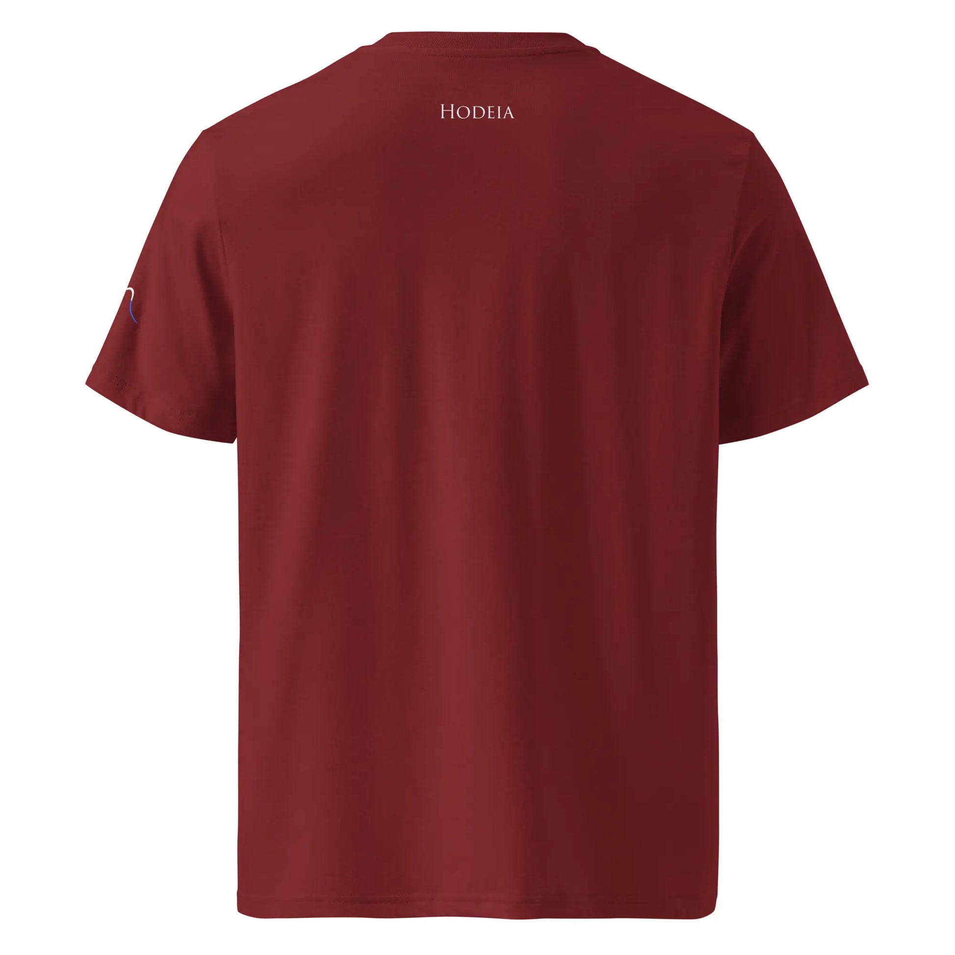 t-shirt premium coton bio femme homme freedom dos coloris rouge bordeaux