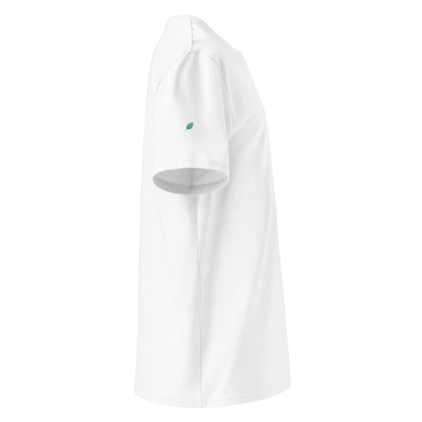t-shirt premium coton bio femme homme hodeia côté coloris blanc