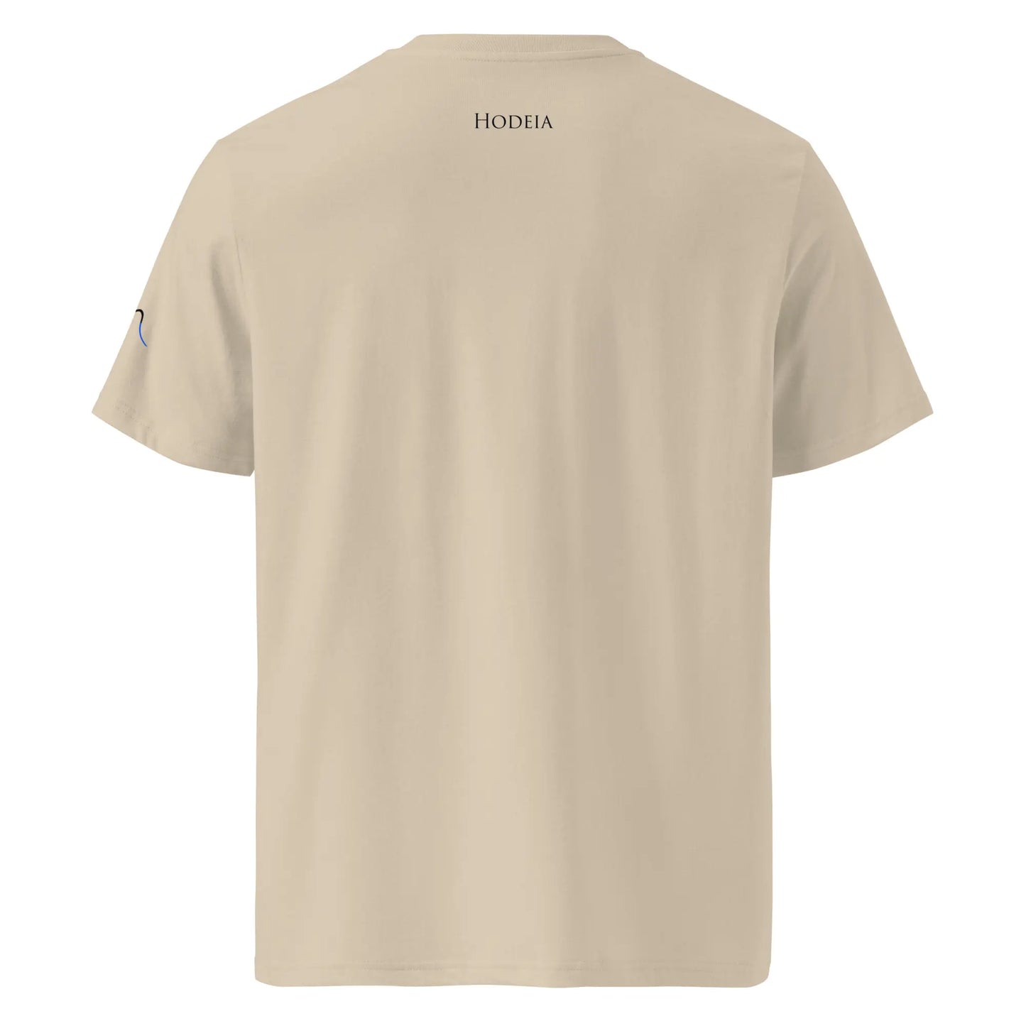 t-shirt premium coton bio femme homme longboard dos coloris beige